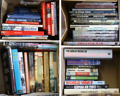 Lot 123 - A Collection of Fifty Military Related Books,...