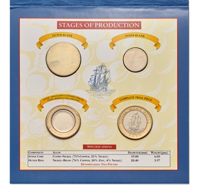 Lot 264 - 'Royal Mint Trial' £2 4-Piece Set 1994,...