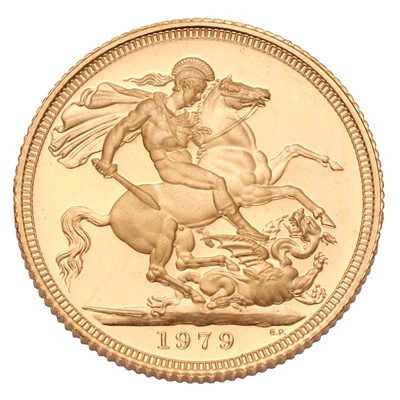 Lot 213 - Elizabeth II, Proof Sovereign 1979;...