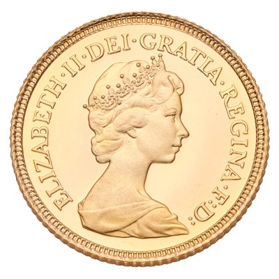 Lot 234 - Elizabeth II, Proof Half Sovereign 1982;...