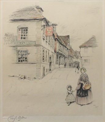 Lot 1053 - After Cecil Aldin (1870-1935) Mother and child...