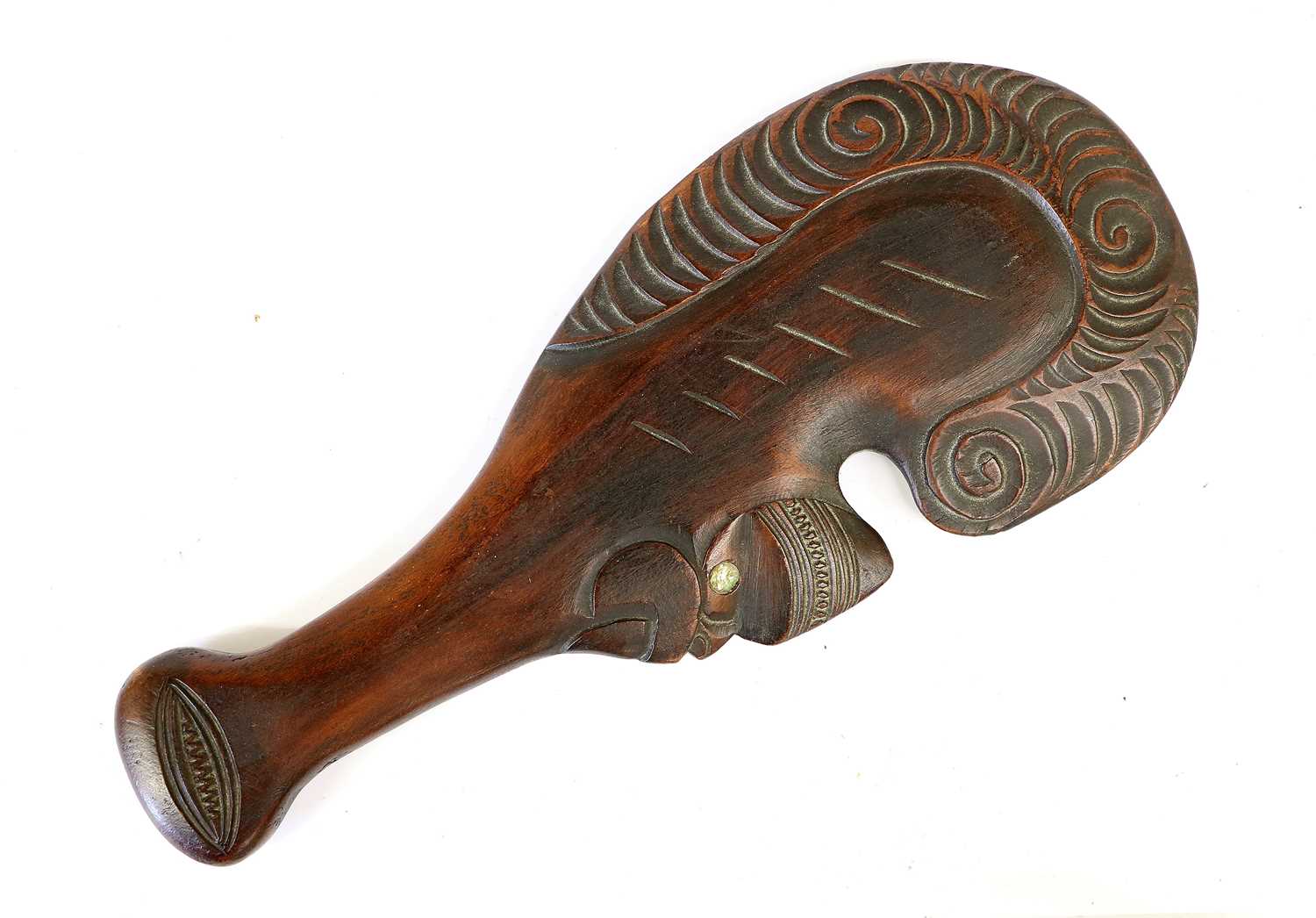 Lot 239 - A New Zealand Maori Patu (War Club), carved