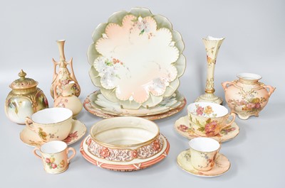 Lot 212 - A Collection of Royal Worcester Blush Ivory,...