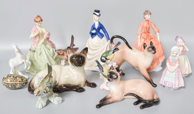 Lot 109 - Three Royal Worcester Figures Including, First...