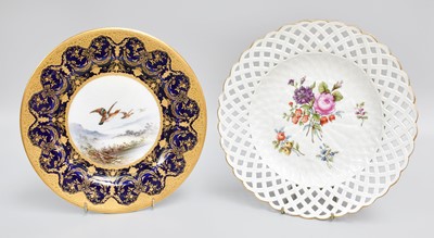 Lot 135 - A 19th century Meissan Floral Painted Plate,...