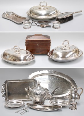 Lot 147 - A Collection of Assorted Silver Plate,...