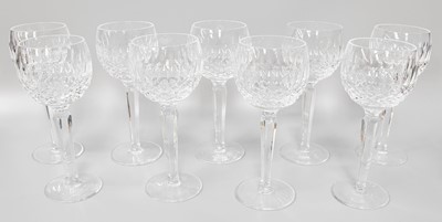 Lot 218 - A Set of Fourteen Waterford Crystal Hock...