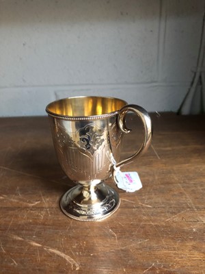 Lot 18 - Two Victorian Silver Christening-Mugs, One by...