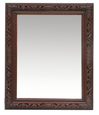 Lot 770 - A Victorian Carved Oak Frame converted to a...