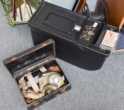 Lot 107 - A Sieby Gorman Gas Mask & Case, and a George...