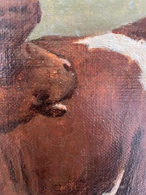 Lot 543 - William Gunning King (1859-1940) Feeding the...