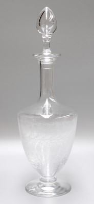 Lot 201 - Baccarat Etched Decanter, in a Rohan pattern