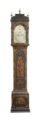 Lot 271 - A Green Chinoiserie Eight Day Longcase Clock,...