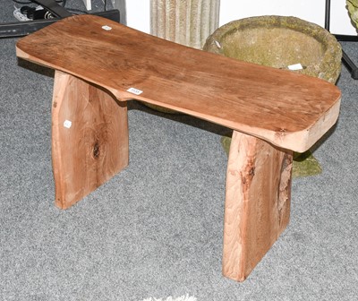 Lot 1133 - A Driftwood Bench, 91cm