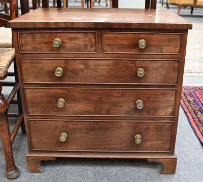 Lot 1258 - A 19th Century Mahogany Chest of Drawers, of...