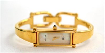 Lot 324 - Gucci dress watch, boxed