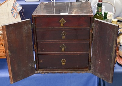 Lot 270 - A Chinese Table Cabinet, 30cm by 24cm by 34cm