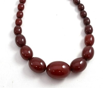 Lot 333 - Amber necklace