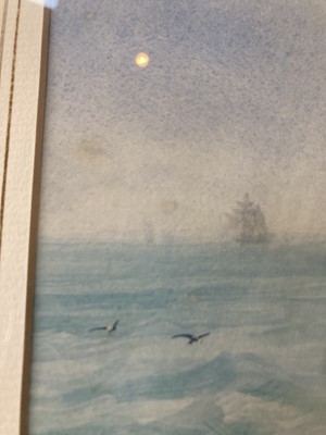 Lot 1043 - Edwin Moore (1813-1893) "Bambro" View of...