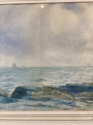 Lot 1043 - Edwin Moore (1813-1893) "Bambro" View of...