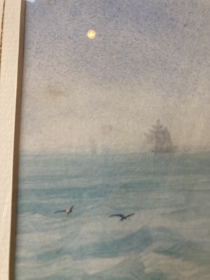 Lot 1043 - Edwin Moore (1813-1893) "Bambro" View of...