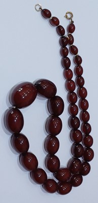 Lot 99 - A Bakelite Bead Necklace, comprising of...