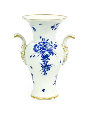 Lot 55 - A Worcester Porcelain Vase, circa 1770, of...