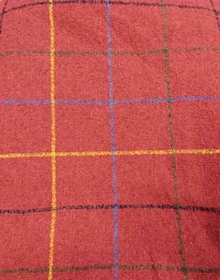 Lot 2032 - Assorted Mainly Red Wool Fabric Lengths,...