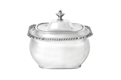 Lot 2355 - A George V Silver Tea-Caddy