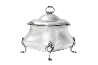 Lot 2356 - A George V Silver Tea-Caddy