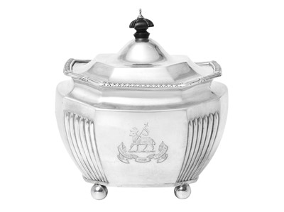 Lot A Victorian Silver Tea-Caddy