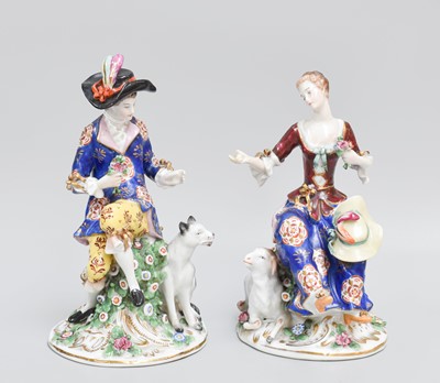 Lot 260 - A Pair of Samson of Paris Porcelain Figures