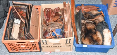 Lot 1092 - Assorted Costume Accessories and Leather Goods,...