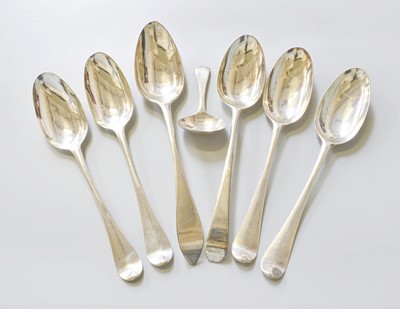 Lot 95 - A Set of Four George II Silver Table-Spoons,...