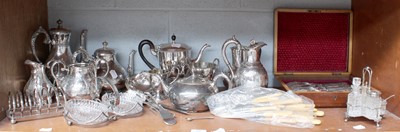 Lot 52 - A Collection of Assorted Silver Plate,...