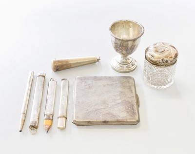 Lot 94 - A Collection of Assorted Silver, including an...