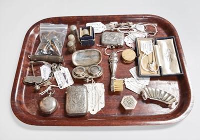 Lot 32 - A Collection of Assorted Silver and Objects of...