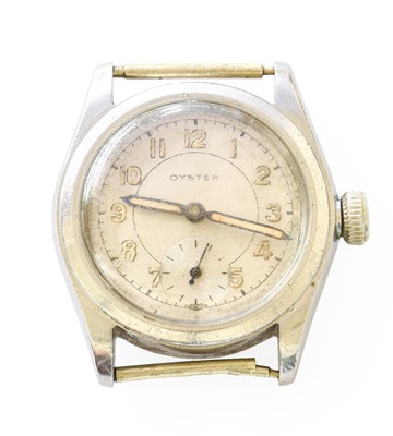 Lot 361 - A Stainless Steel Oyster Wristwatch