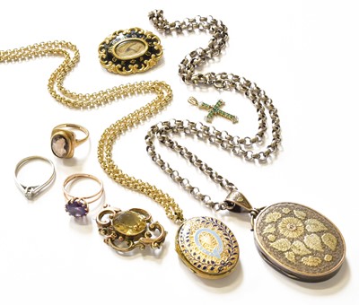 Lot 329 - A Quantity of Jewellery, including a diamond...