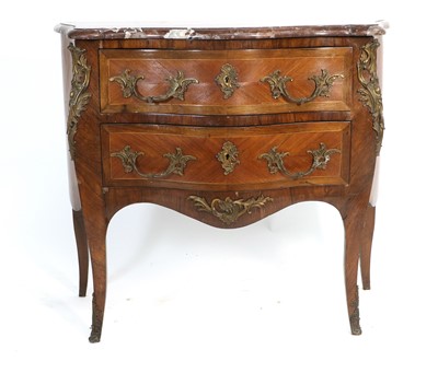 Lot 933 - A Late 19th Century French Kingwood, Rosewood...