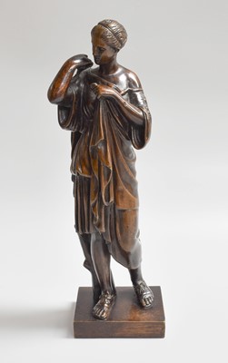 Lot 171 - A Small Patinated Bronze statue, 19th century,...