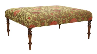 Lot 893 - A Victorian-Style Oversized Footstool,...