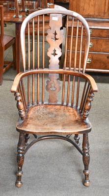 Lot 1180 - 19th Century Ash & Elm Windsor Arm Chair