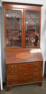 Lot 1291 - An Edwardian Mahogany and...