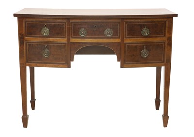 Lot 840 - A George III Mahogany and Boxwood-Strung...