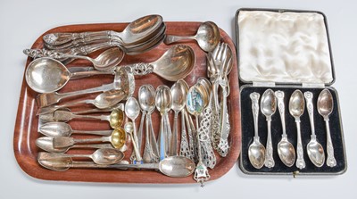 Lot 40 - A Collection of Assorted Silver and Silver...