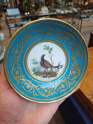 Lot 109 - A Sèvres Porcelain Ornithological Cup and...