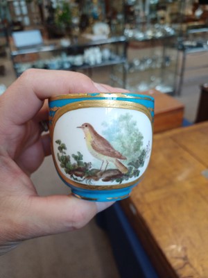 Lot 109 - A Sèvres Porcelain Ornithological Cup and...