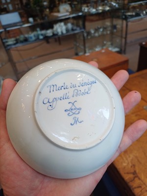 Lot 109 - A Sèvres Porcelain Ornithological Cup and...