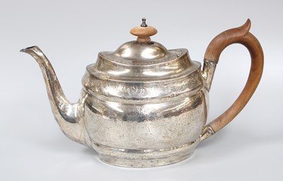 Lot 63 - A George III Silver Teapot, by George Eadon,...